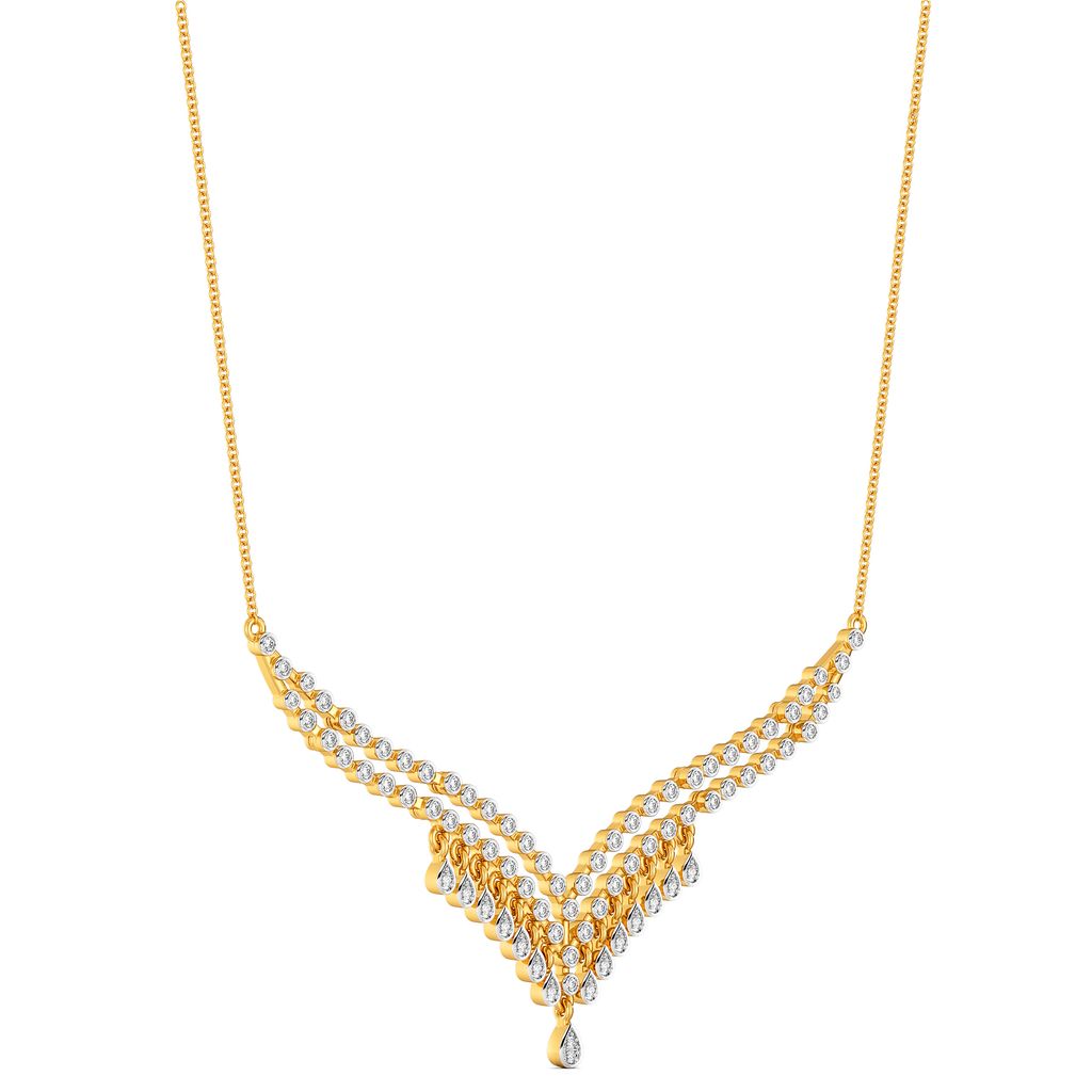 Baggy Drama Diamond Necklaces