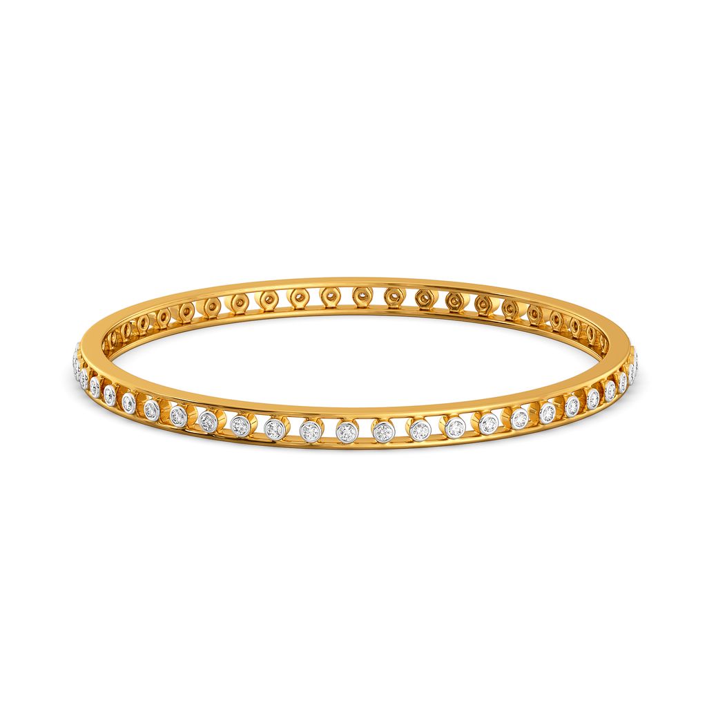 Laid Back Denim Diamond Bangles