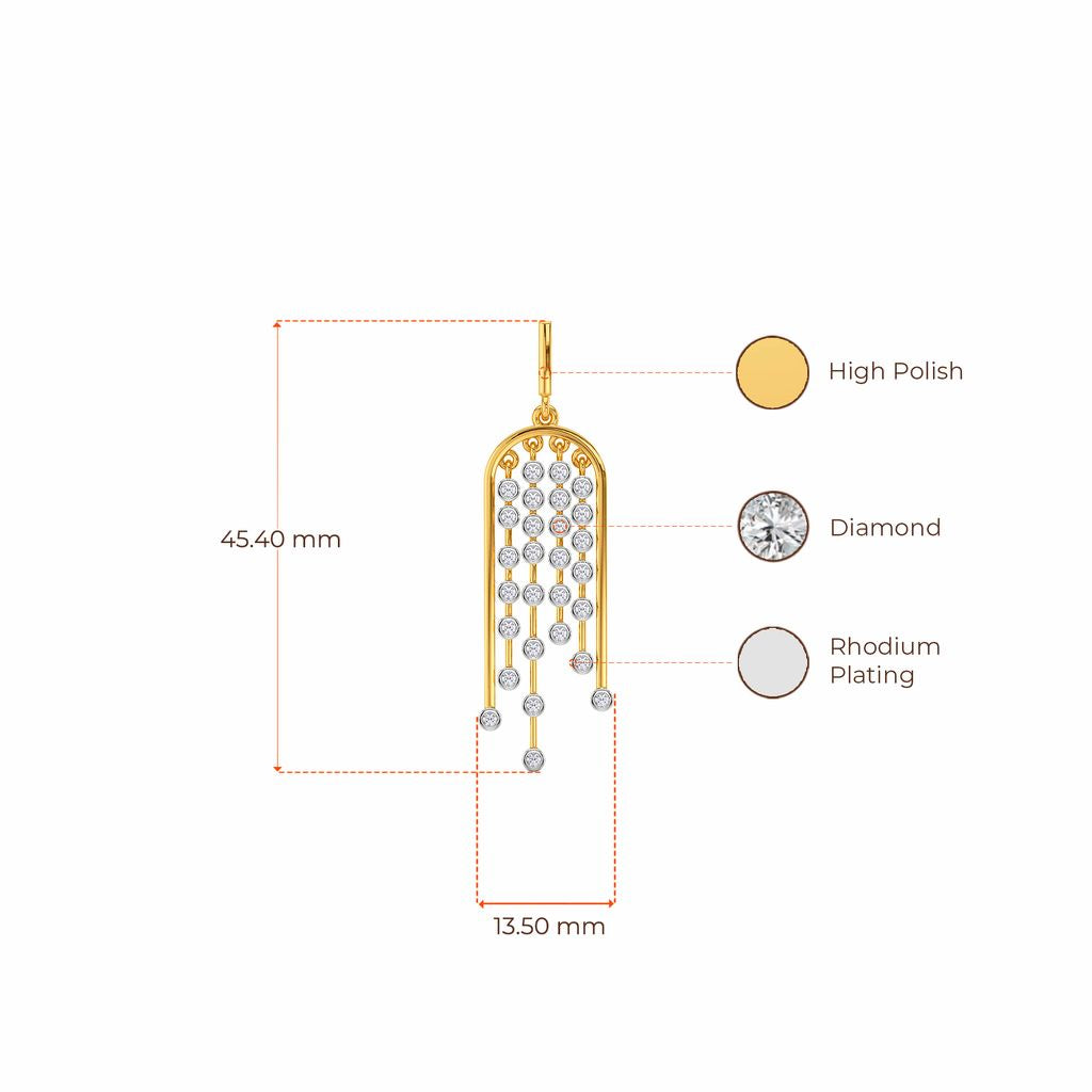 The Big Blue Diamond Earrings