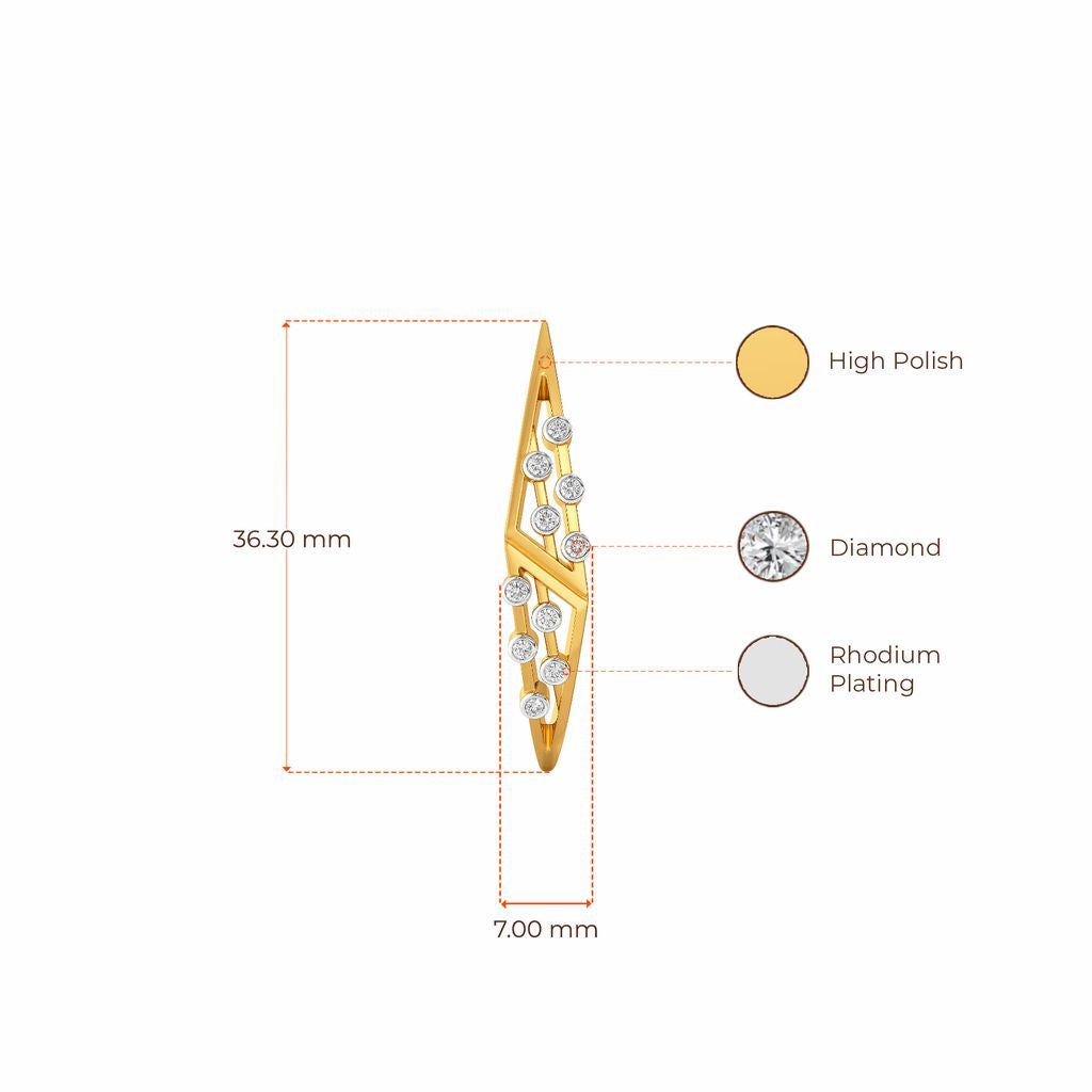 Breezy Jaunts Diamond Earrings