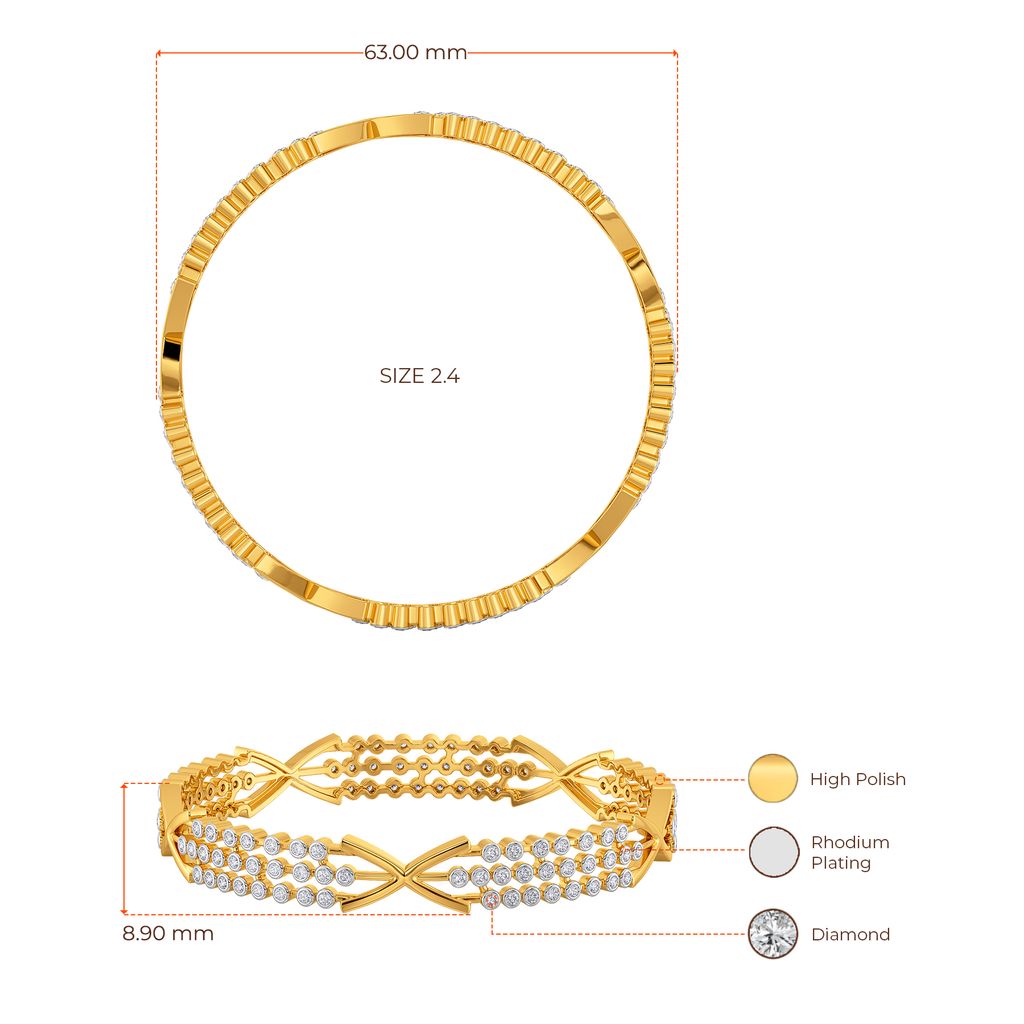 Breezy Jaunts Diamond Bangles