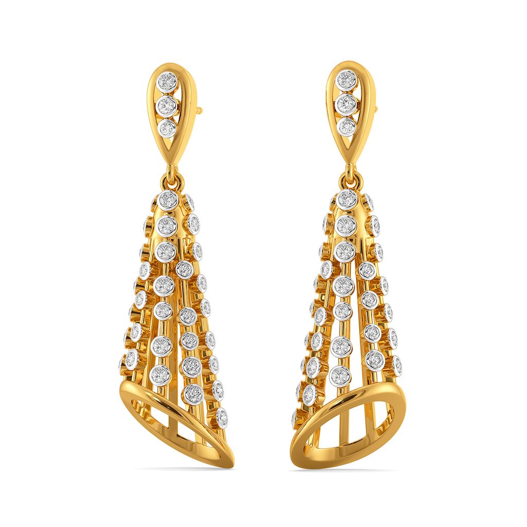 Hip Hop Ways Diamond Earrings