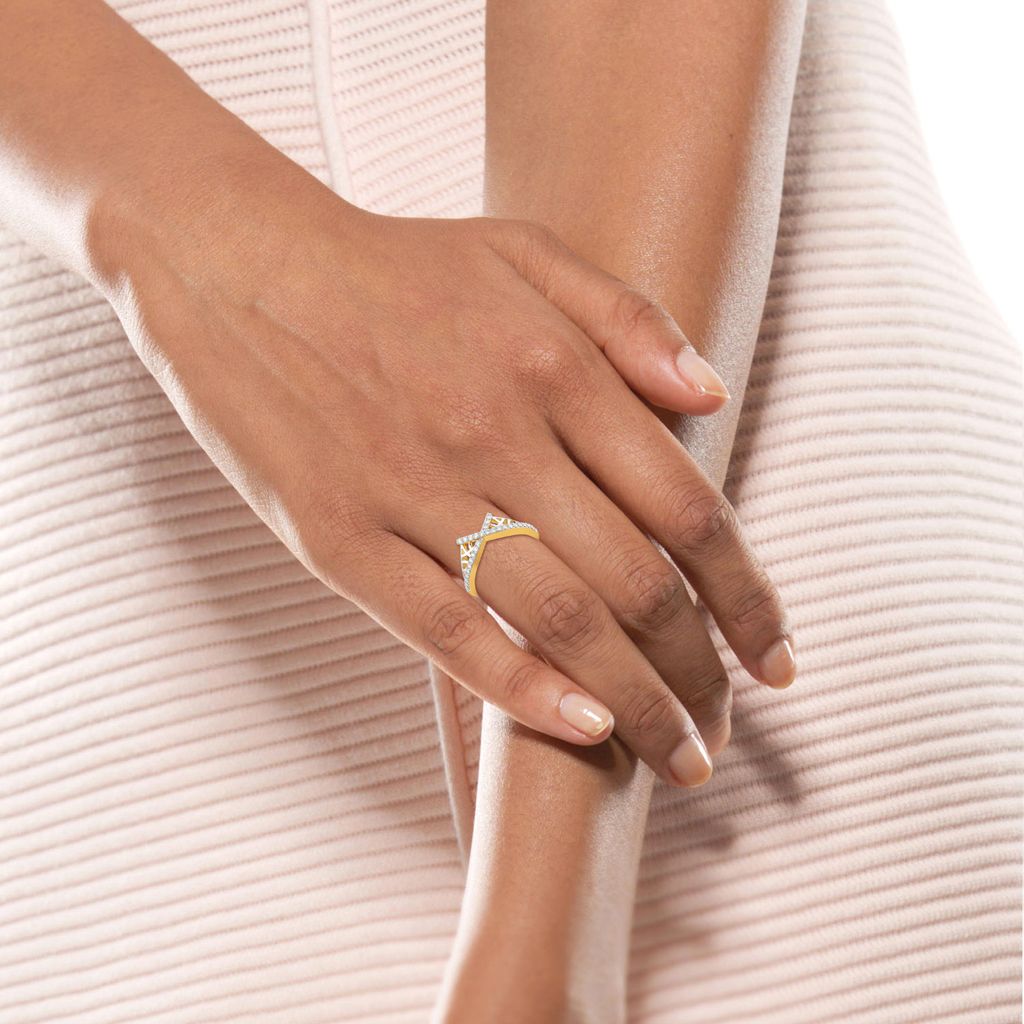 Fishnet Panache Diamond Rings