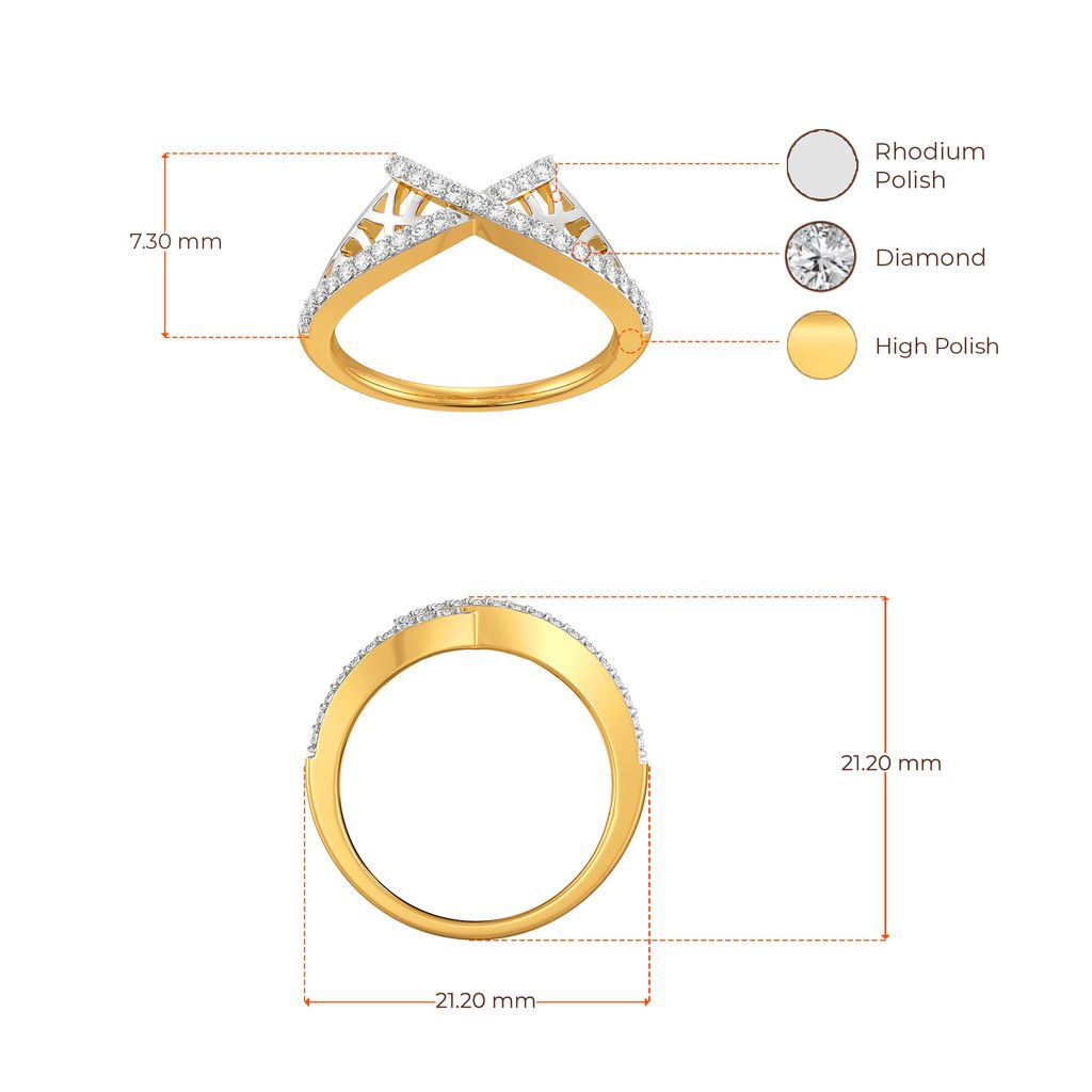 Fishnet Panache Diamond Rings