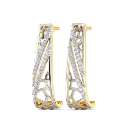 Fishnet Panache Diamond Earrings