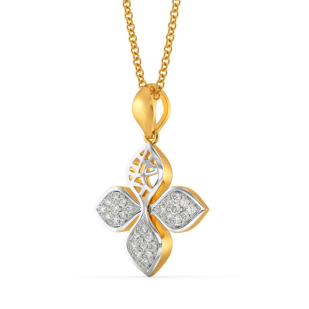 Lounge in Lattice Diamond Pendants
