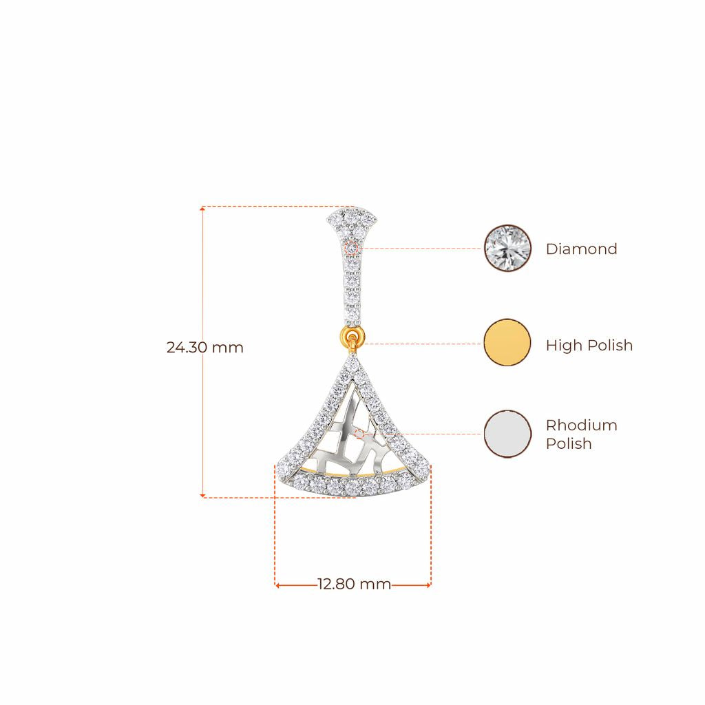 Flexi Fishnets Diamond Earrings