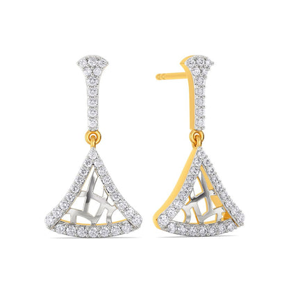 Flexi Fishnets Diamond Earrings