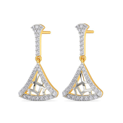 Flexi Fishnets Diamond Earrings