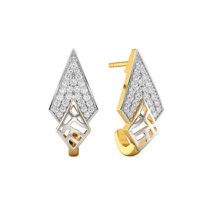 Mesh It Up Diamond Earrings