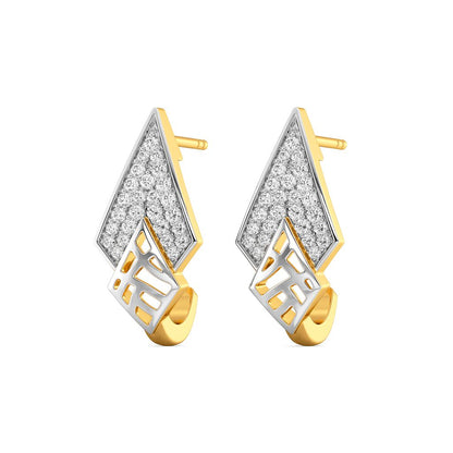 Mesh It Up Diamond Earrings