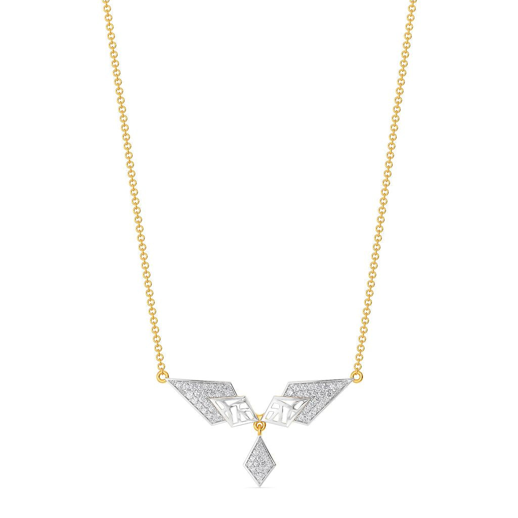 Mesh It Up Diamond Necklaces