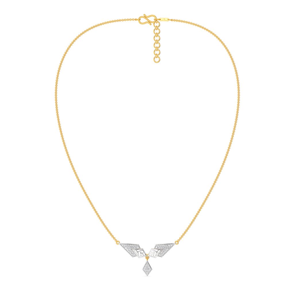 Mesh It Up Diamond Necklaces