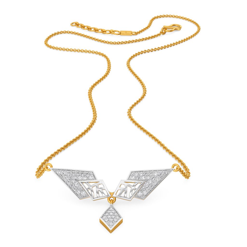 Mesh It Up Diamond Necklaces