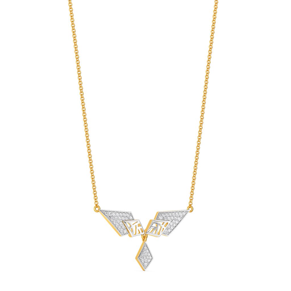 Mesh It Up Diamond Necklaces