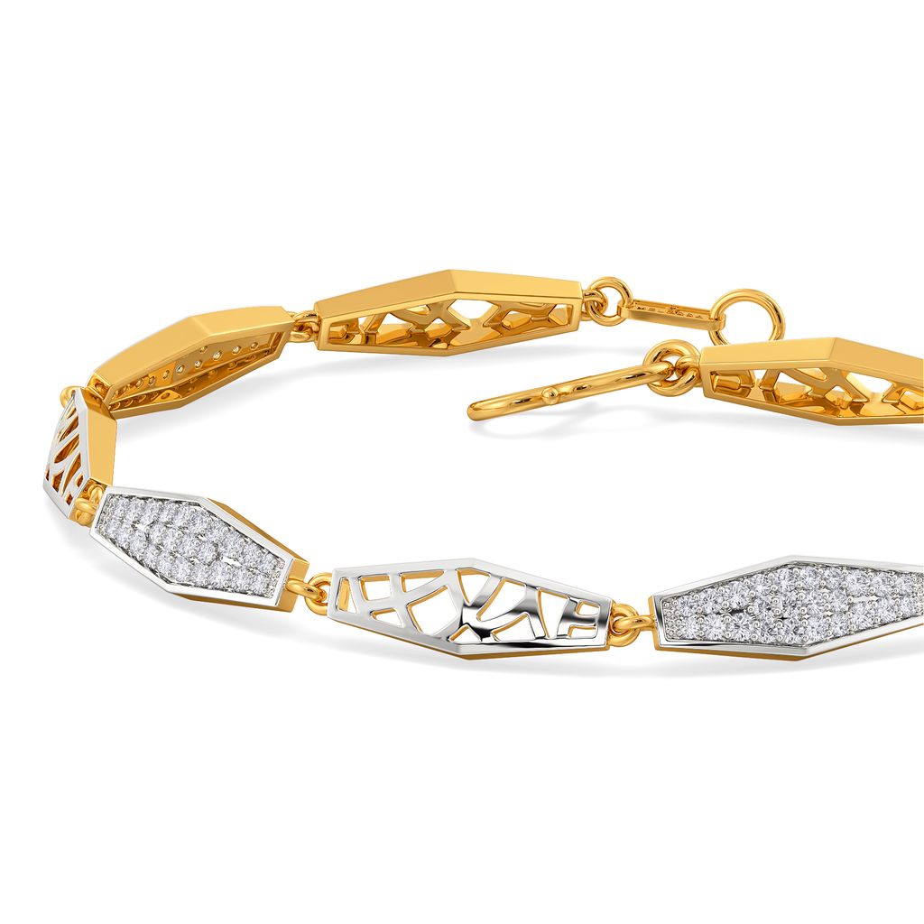 Armoured Chic Diamond Bracelets