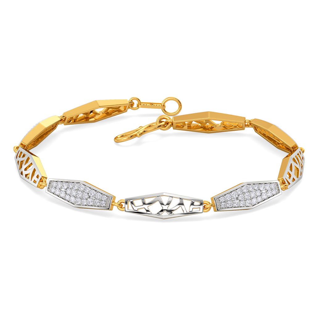 Armoured Chic Diamond Bracelets