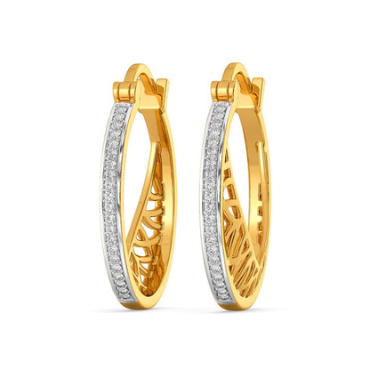 Armoured Chic Diamond Earrings