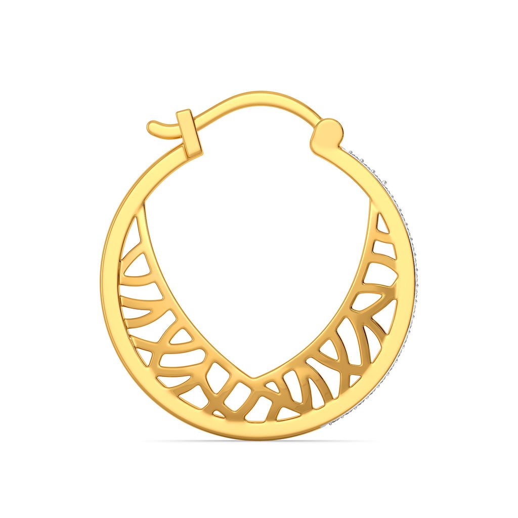 Armoured Chic Diamond Earrings