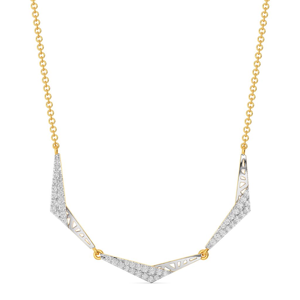 Armoured Chic Diamond Necklaces