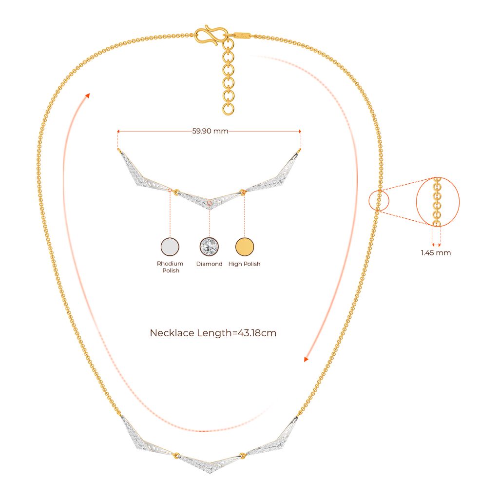 Armoured Chic Diamond Necklaces