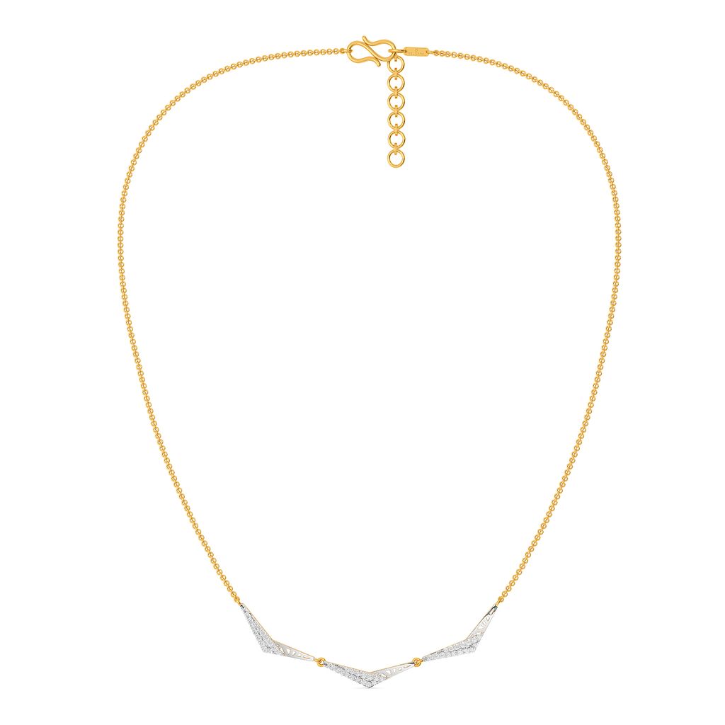 Armoured Chic Diamond Necklaces