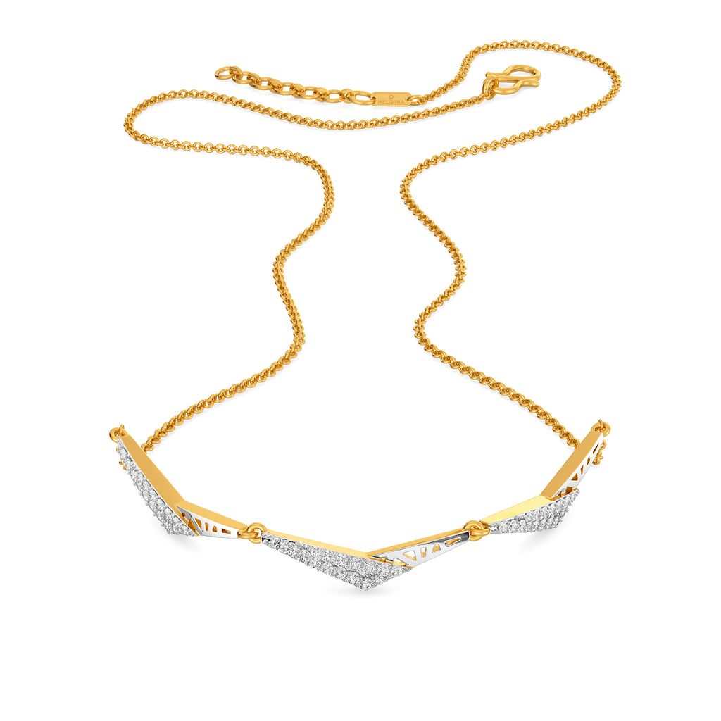 Armoured Chic Diamond Necklaces