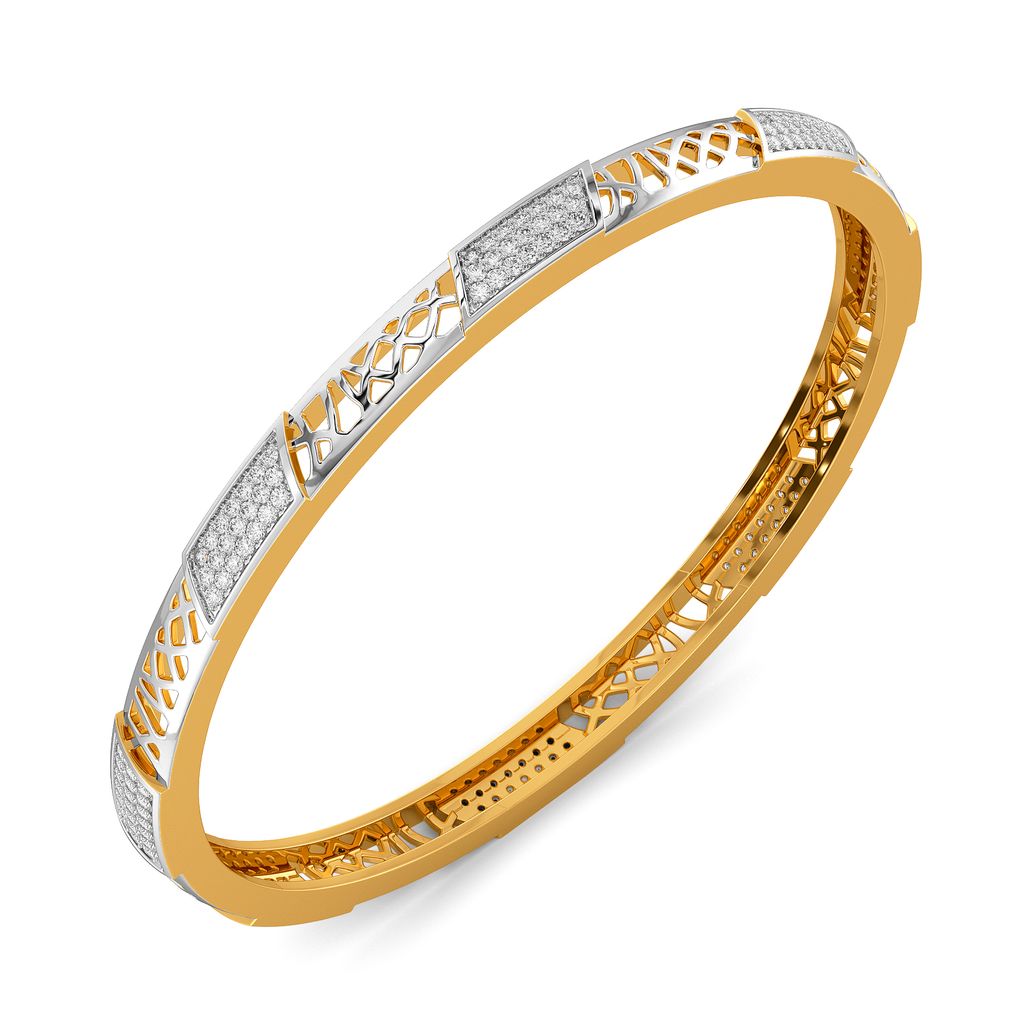 Armoured Chic Diamond Bangles
