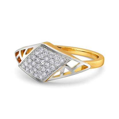 Punky Mesh Diamond Rings