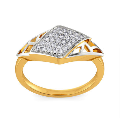 Punky Mesh Diamond Rings