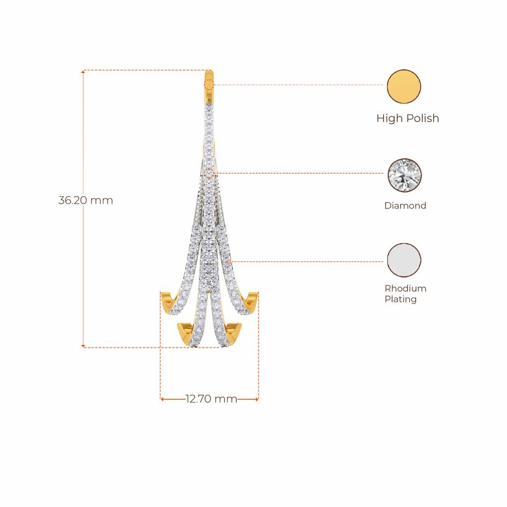 Groovy Soiree Diamond Earrings