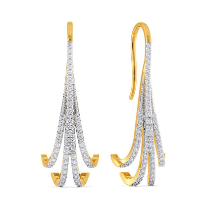 Groovy Soiree Diamond Earrings