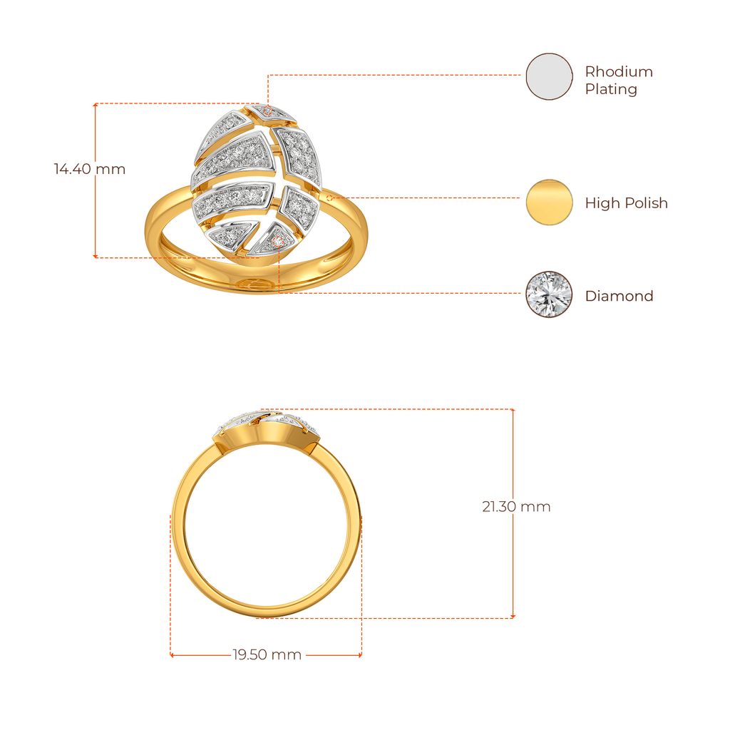 Chic Confetti Diamond Rings