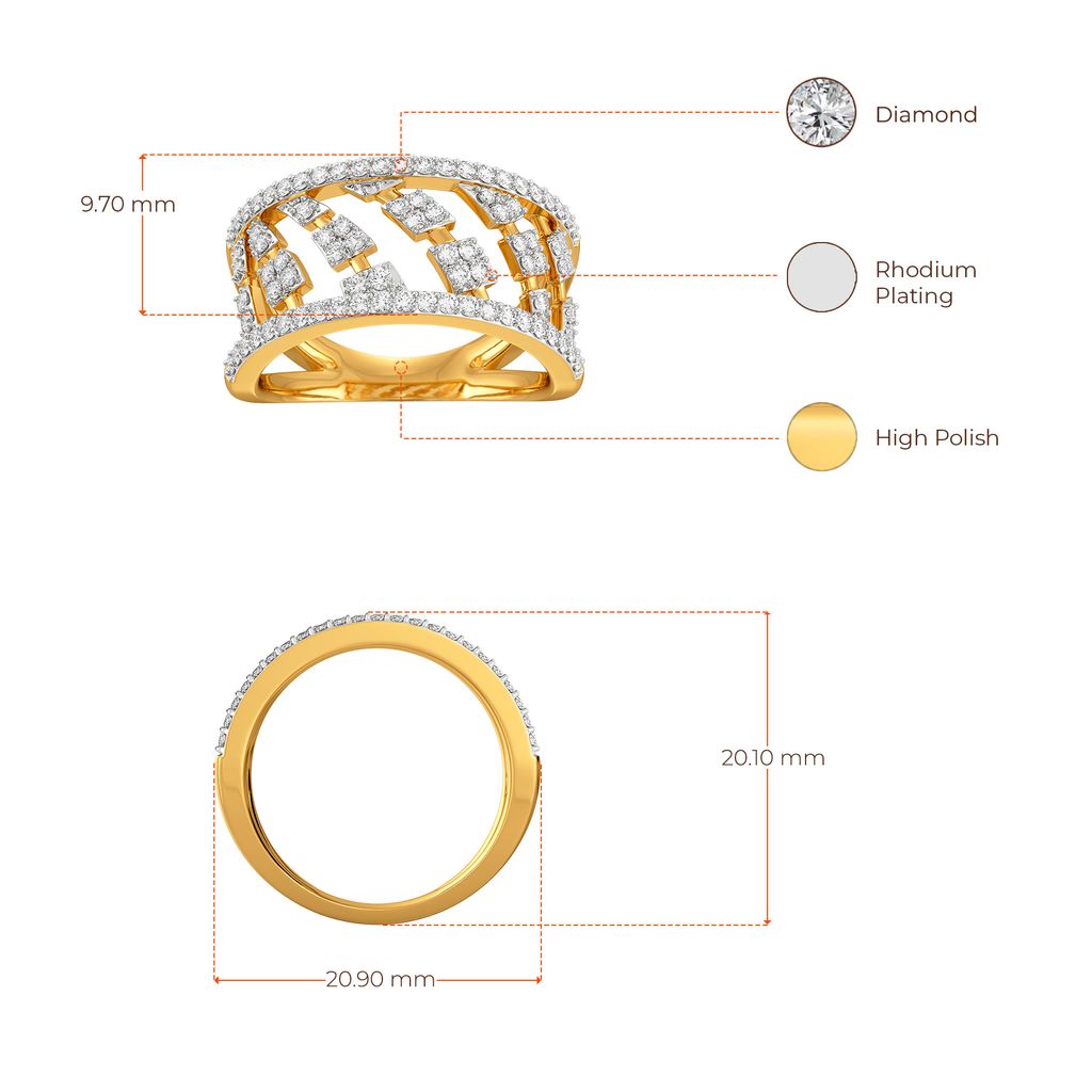 Disco Divine Diamond Rings