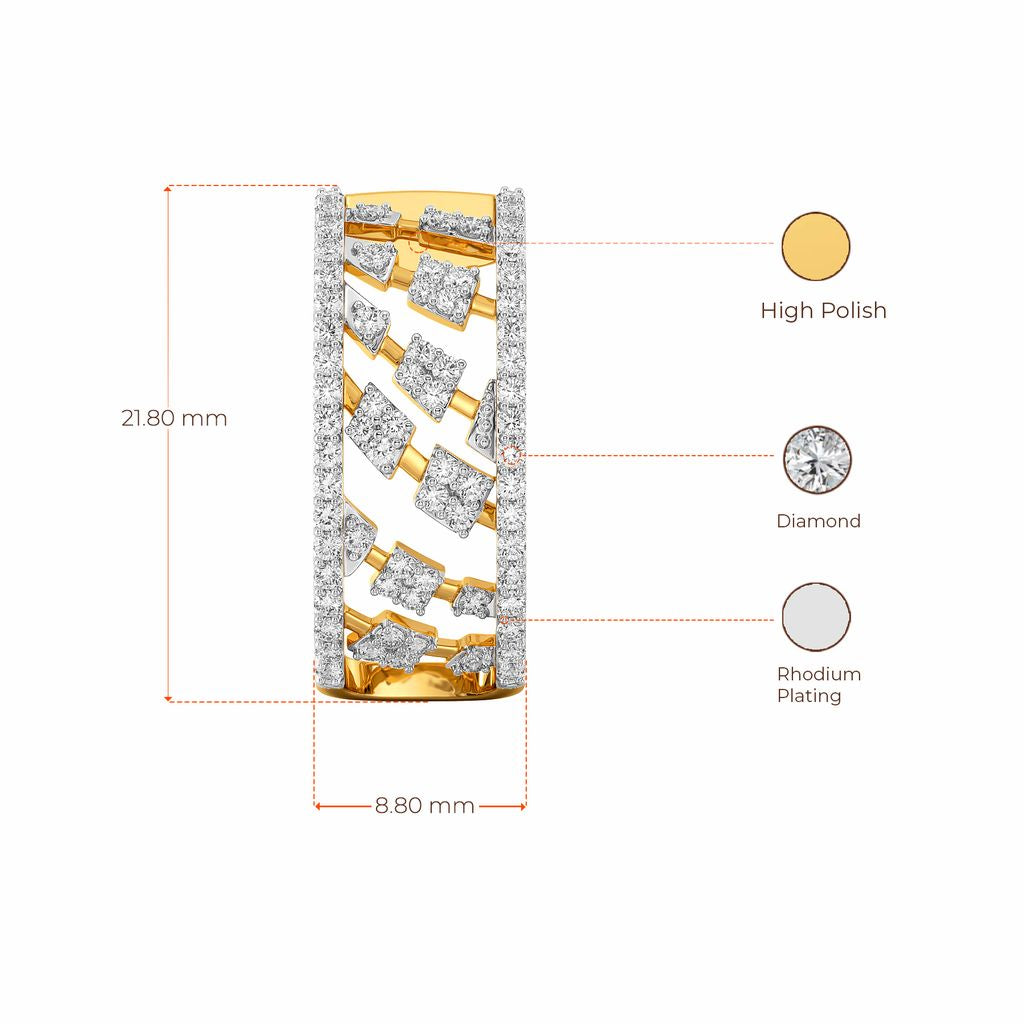 Disco Divine Diamond Earrings