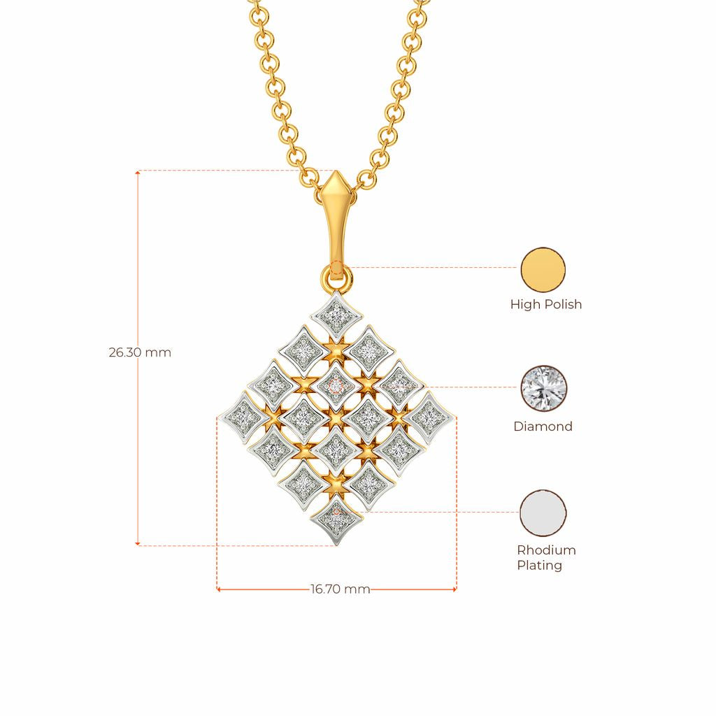 TGIF Fete Diamond Pendants