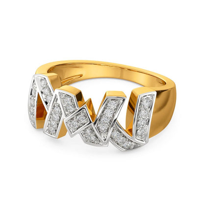 Mod Monochrome Diamond Rings