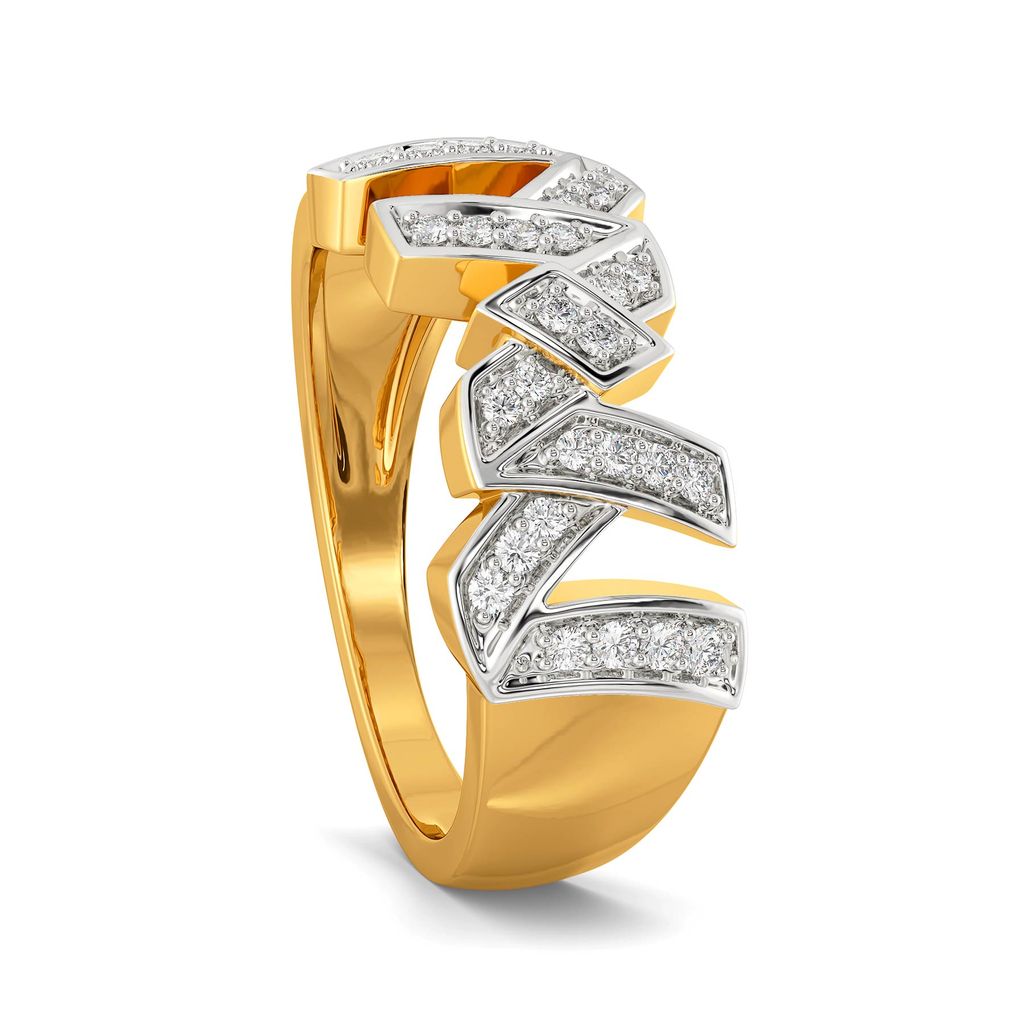 Mod Monochrome Diamond Rings