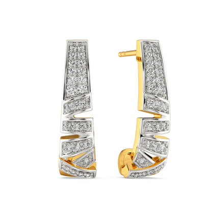 Undo Redo Diamond Earrings