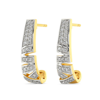 Undo Redo Diamond Earrings