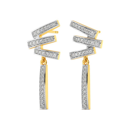 Tilt Shift Diamond Earrings