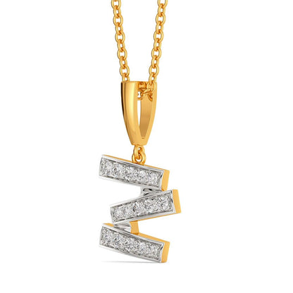 Tilt Shift Diamond Pendants