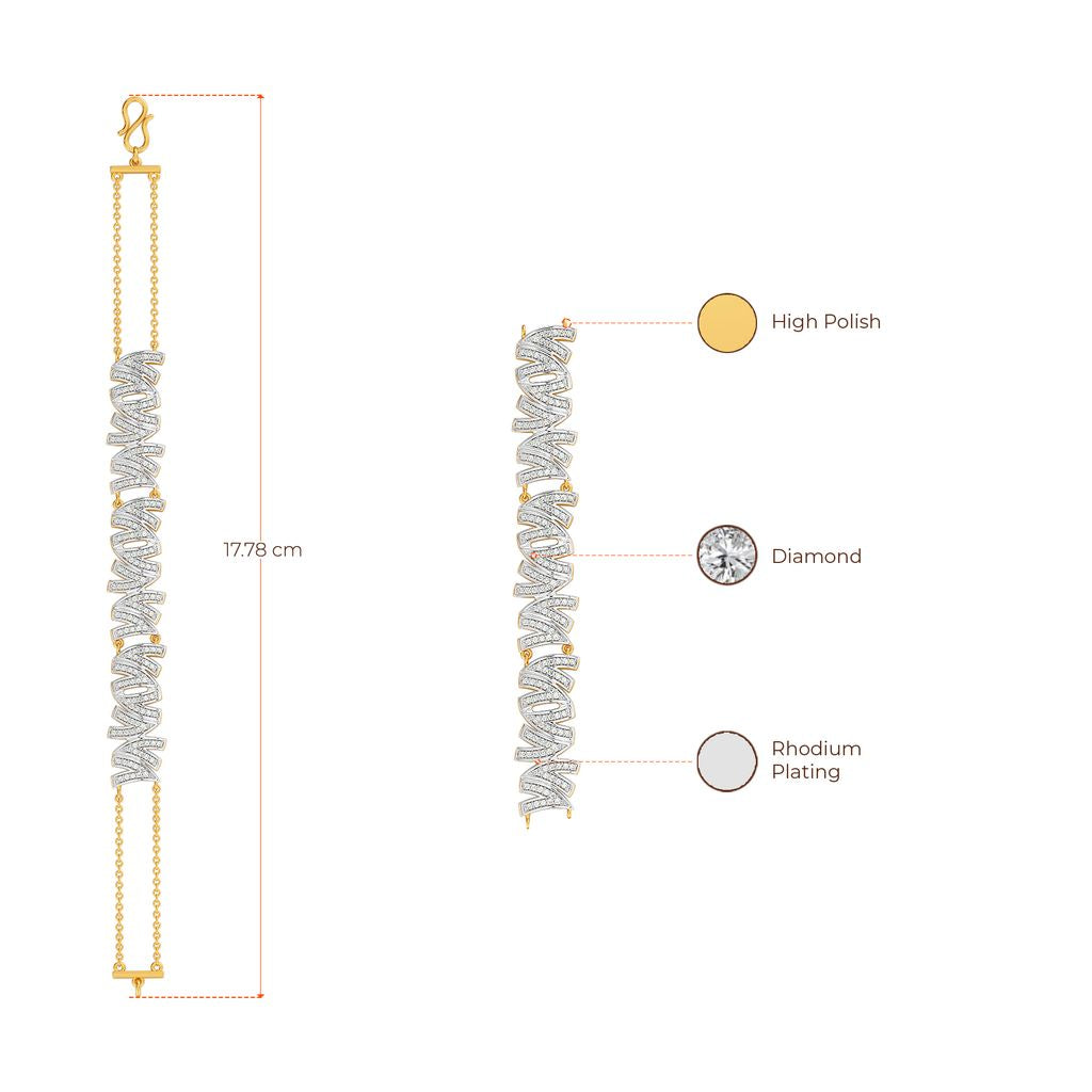 Work Vocation Diamond Bracelets