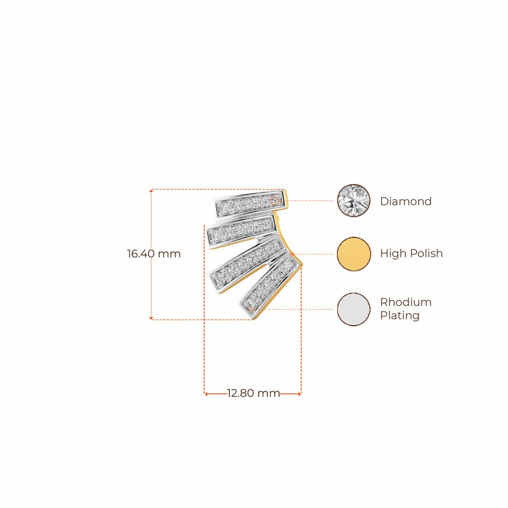 Mod Makeover Diamond Earrings