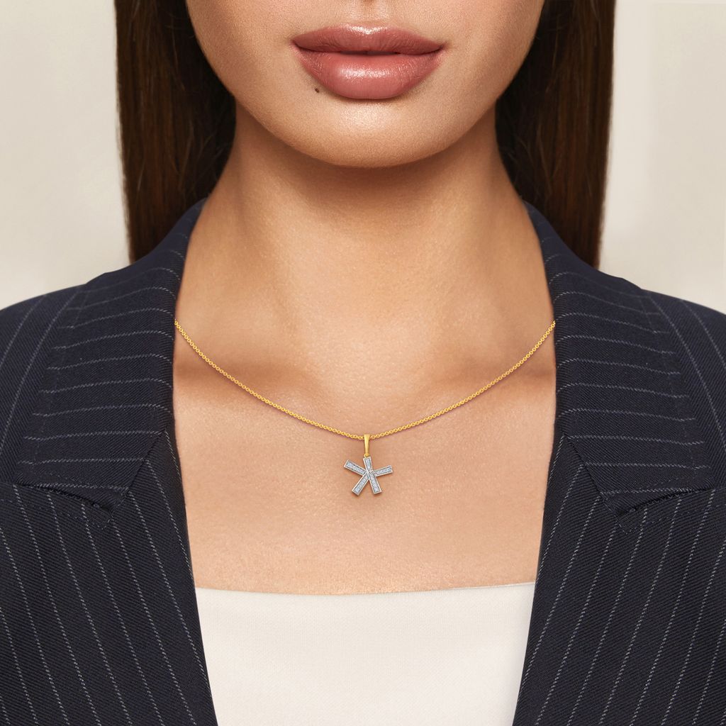 Calm in Chaos Diamond Pendants