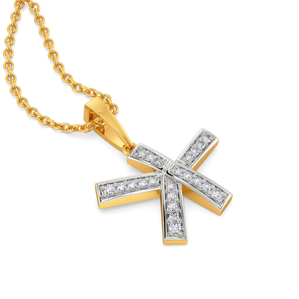 Calm in Chaos Diamond Pendants