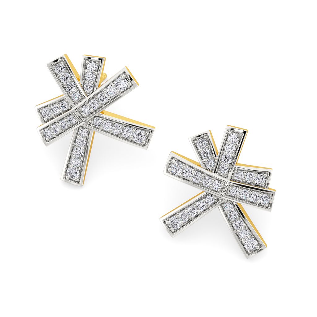 Calm in Chaos Diamond Earrings