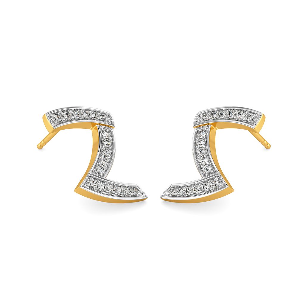 Work Zest Diamond Earrings