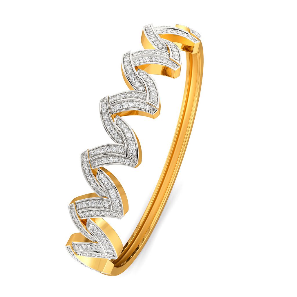 Work Zest Diamond Bangles