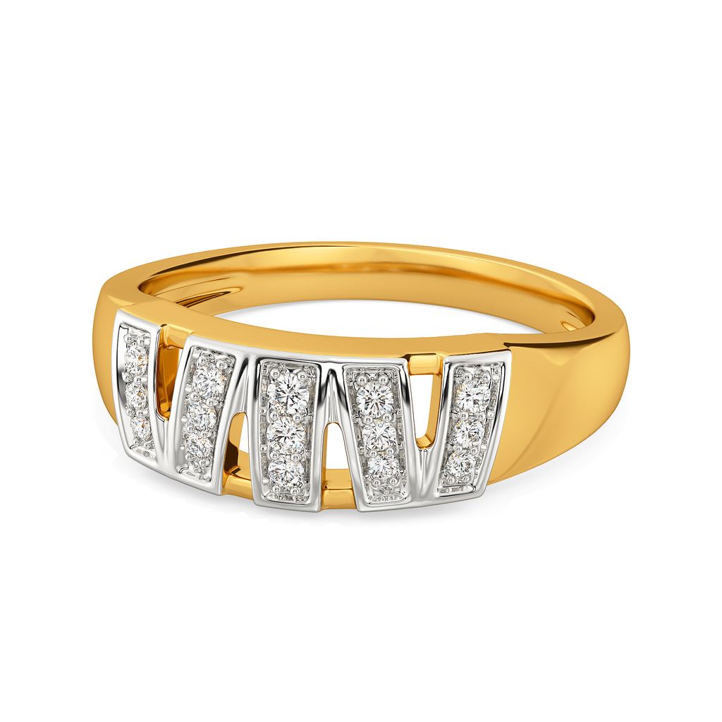 Out of Line Diamond Rings